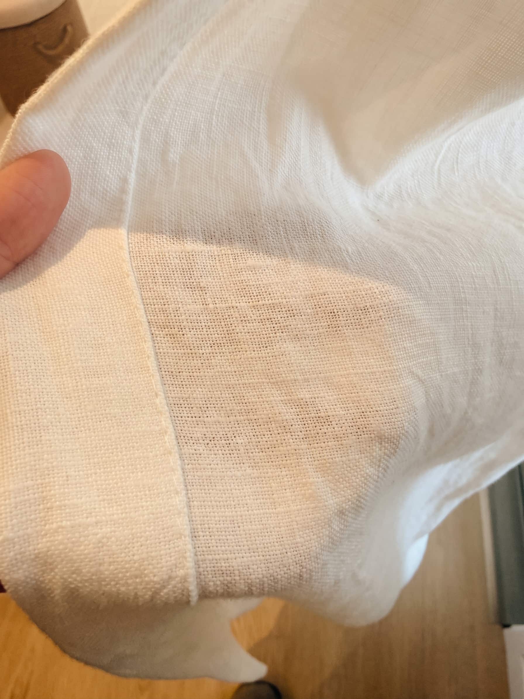 Linen Fabric detail